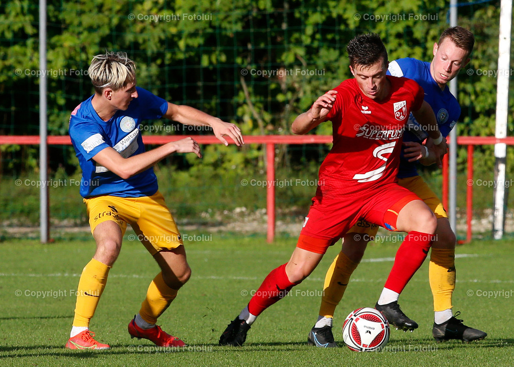 A_LUI_100922_48 | SPORT,FUSSBALL,LT1 OOE LIGA 10.09.2022 ASKOE OEDT-SPORTUNION SANKT MARTIN 
IM BILD: LUKAS PAULIK (OEDT) UND MARCO MAGAUER (ST.MARTIN) FOTO:FOTOLUI