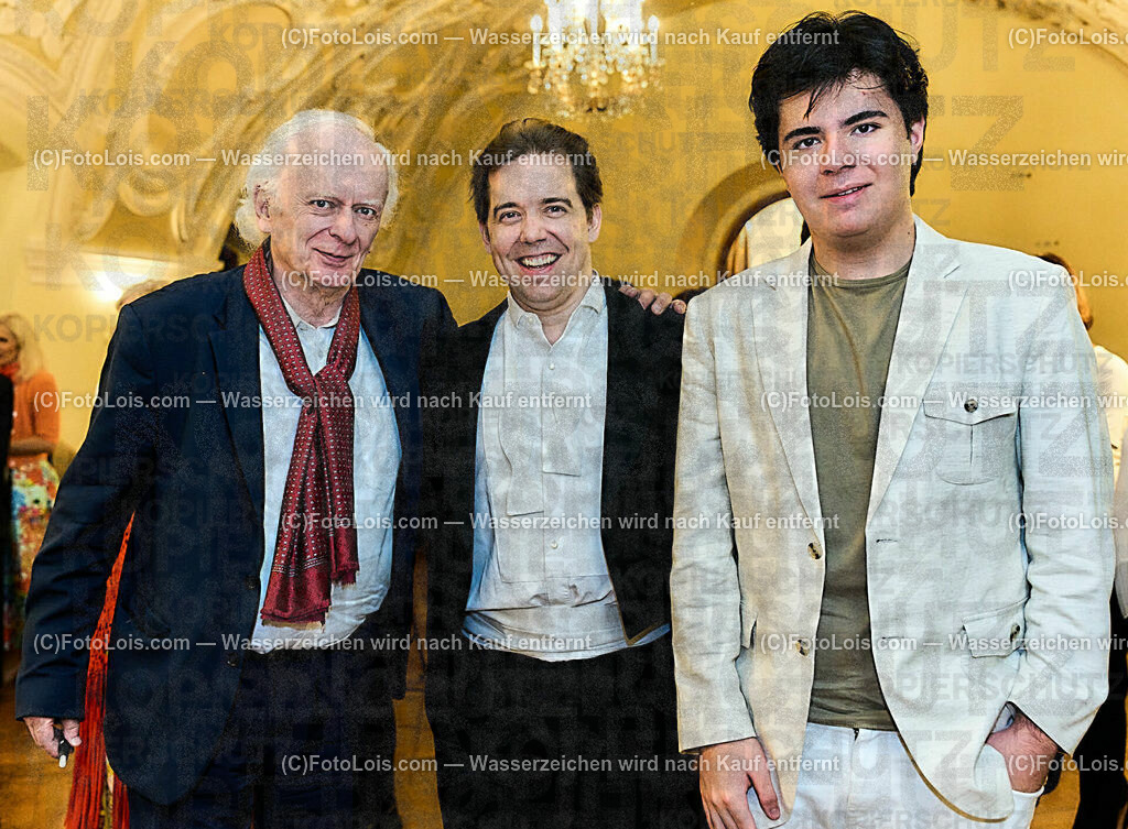 ALP0692_XXXIX_Chopin-Festival_Olejniczak-Wunder-Roham | (C)FotoLois.com, Alois Spandl, XXXIX. internationales CHOPIN-Festival in der Kartause Gaming, nach dem Eröffnungskonzert im Prälatensaal, Fr 4. August 2023.