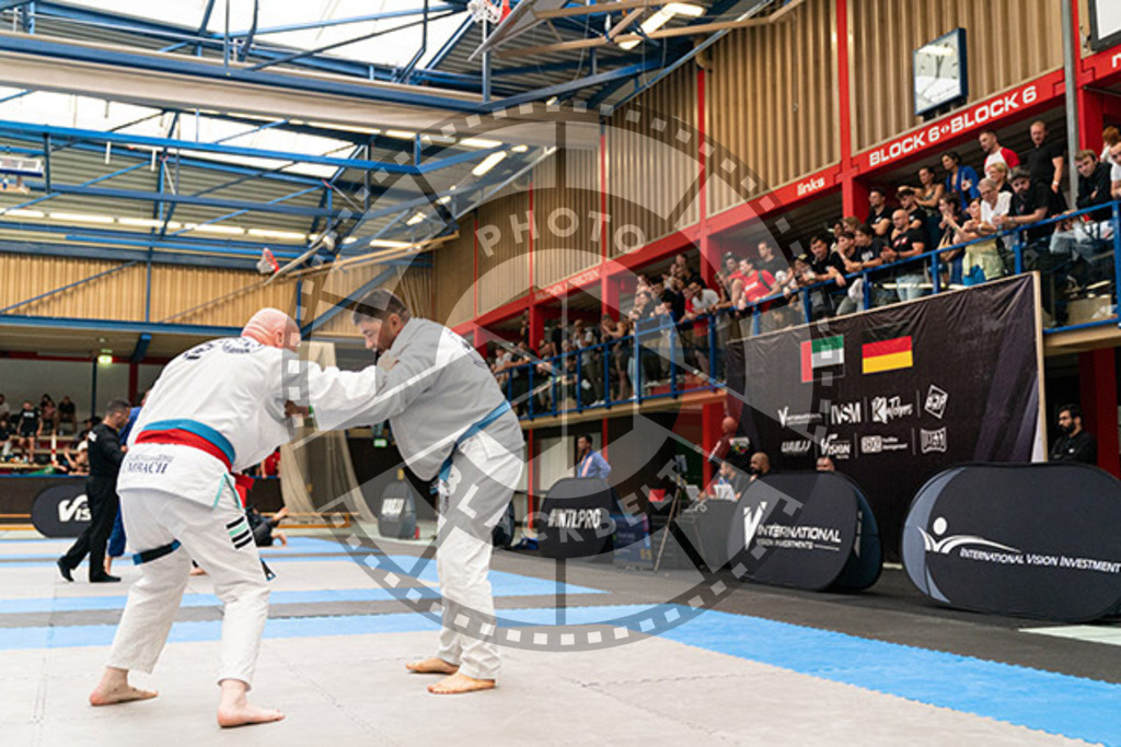 20230826PBB55454 | Fighters compete during the AJP INTLPRO BJJ and grappling competition in Hamburg, Germany, on August 26 2023.