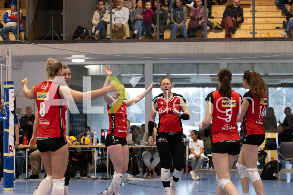 Volleyball I Frauen I Saison 2025-2026 I Volleyball NLA | Women I 1/4 Finals I  BIWI VFM - VC Kanti Schaffhausen I 01.03.2026 | 9 Jordan Lockwood (USA) (VC Kanti Schaffhausen) – Diagonal - Realisiert mit Pictrs.com
