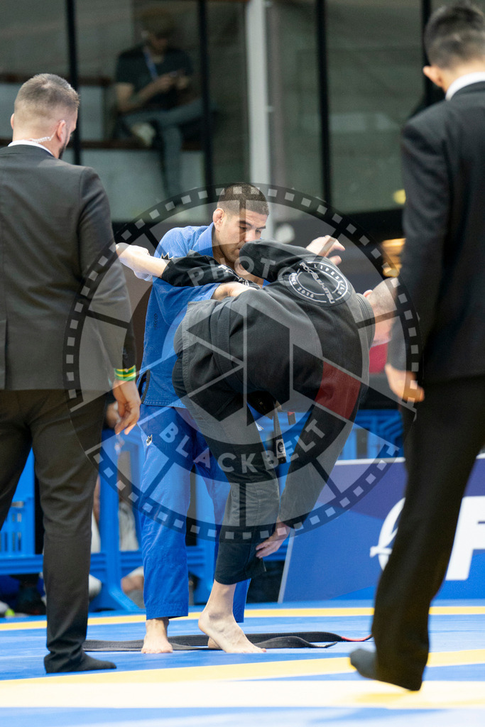 20240124PBB03111 | Fighters compete during the second day of the IBJJF European Championship in Paris, France, on January 24, 2024.