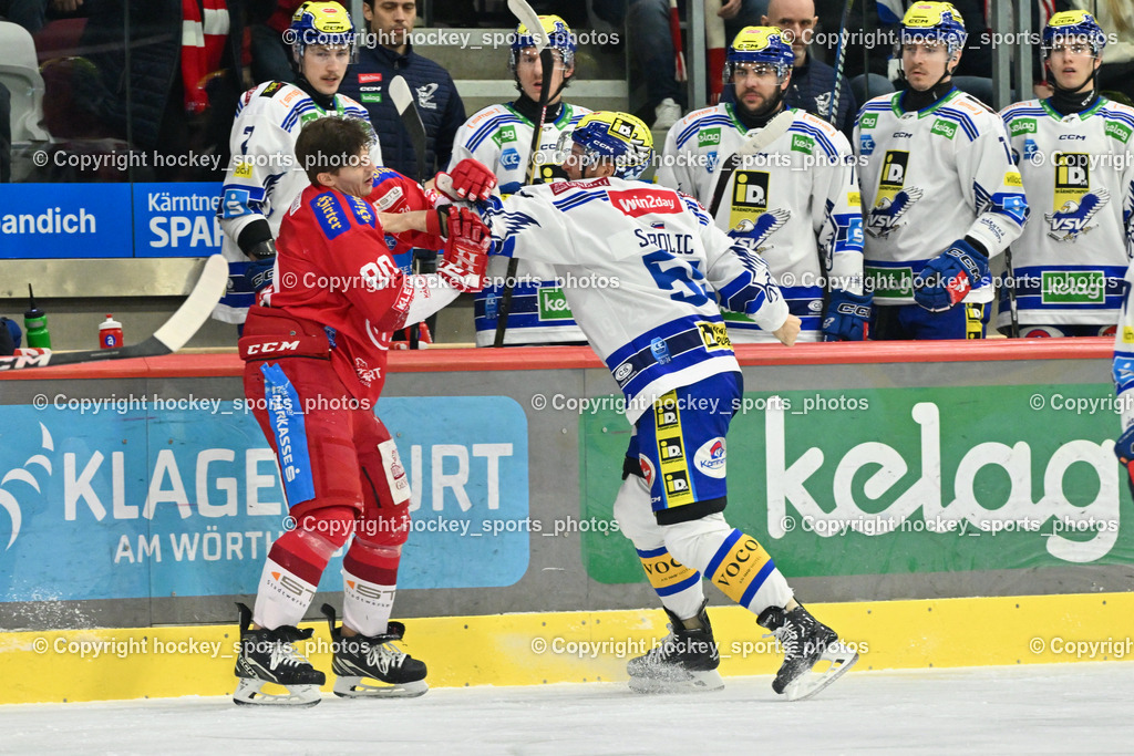 EC KAC vs. EC IDM Wärmepumpen VSV 4.2.2024 | #16 Schwinger Simeon, #55 Sabolic Robert, Faustkampf