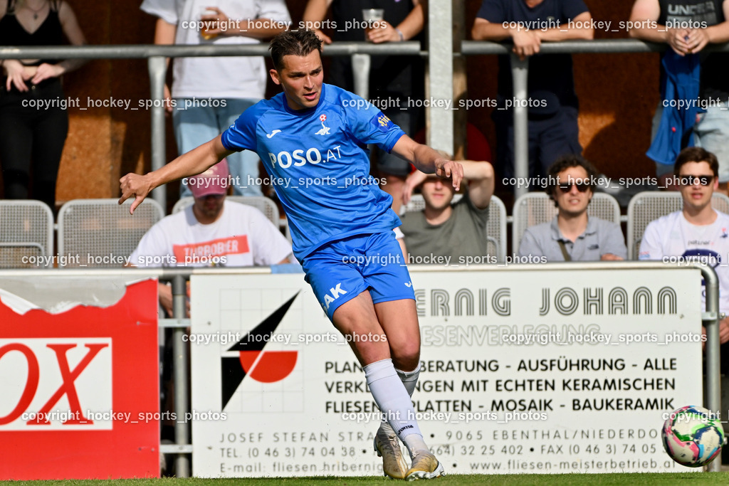 SAK Klagenfurt vs. SVG Bleiburg | #14 Luka Gajic SAK, SAK Klagenfurt vs. SVG Bleiburg, SAK Klagenfurt vs. SVG Bleiburg am 11.05.2024 in Klagenfurt (Sportpark Welzenegg), Austria, (Photo by Bernd Stefan)