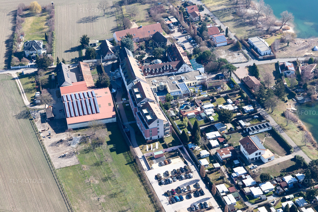 Luftbild: Lindner Hotel & Spa Binshof in Speyer im Bundesland Rheinland-Pfalz in Deutschland. Foto: IMG_112840.jpg vom 27.02.2019 durch Werner Riehm/FLY-FOTO.de