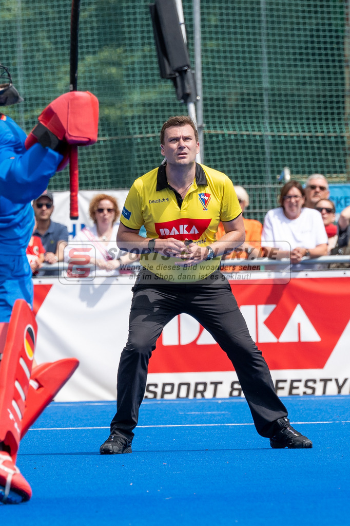 SFE_20230716_0336 | EuroHockey EM U18 Boys Final Belgium vs Germany am 16.07.2023 in Krefeld (Gerd-Wellen-Hockeyanlage), Photo: Stephan Fehrmann 2023 (Sports-Gallery)