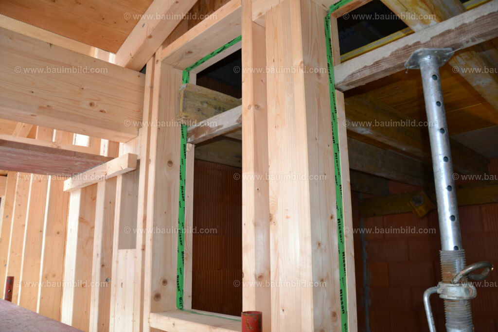 bib-lg13-holzbau-ausbau-0073 | Nach LV-Leistungsgruppen sortierte Detailfotos über den Bau eines Hauses. Alle Hausbau-Bilder direkt vom Urheber und Autor der Website Haus-Selber-Bauen.com