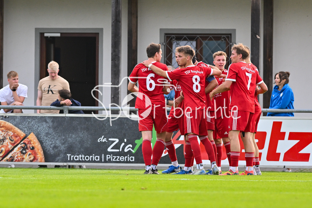 SpVgg Auerbach-Streitheim - TSV Burgheim | Jubel nach 0-1 durch Burgheim 9