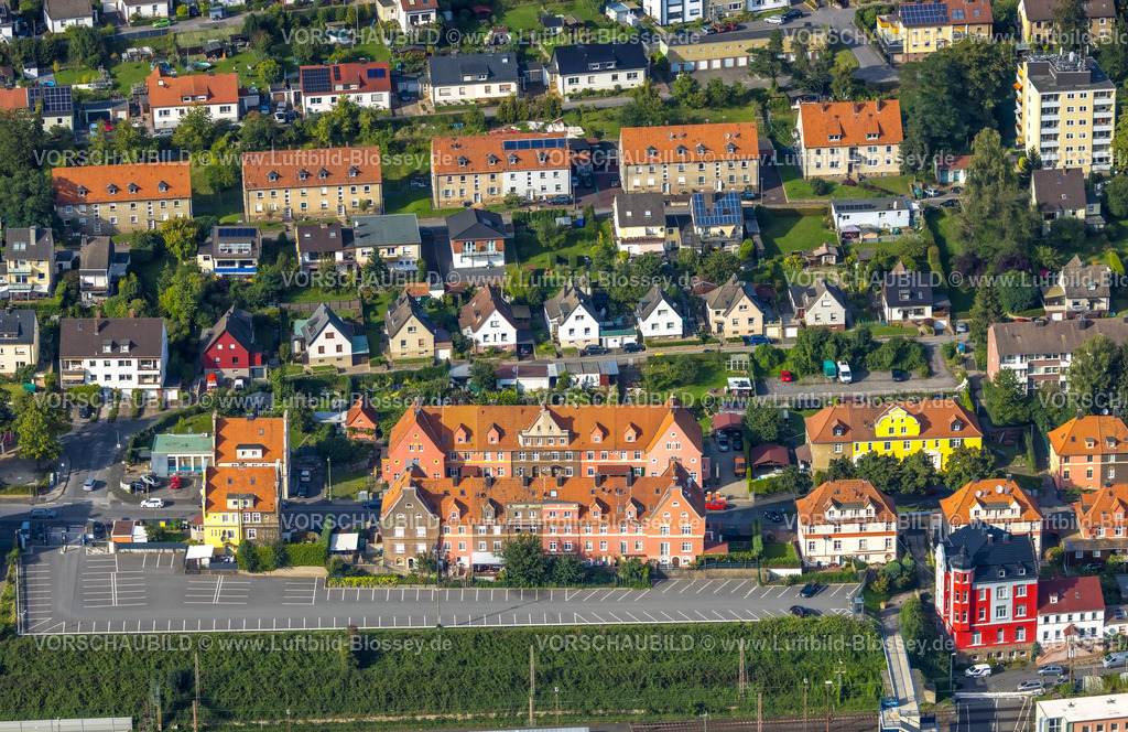 Hagen230902778 | Luftbild, Wohnhäuser Oststraße, Hohenlimburg, Hagen, Ruhrgebiet, Nordrhein-Westfalen, Deutschland