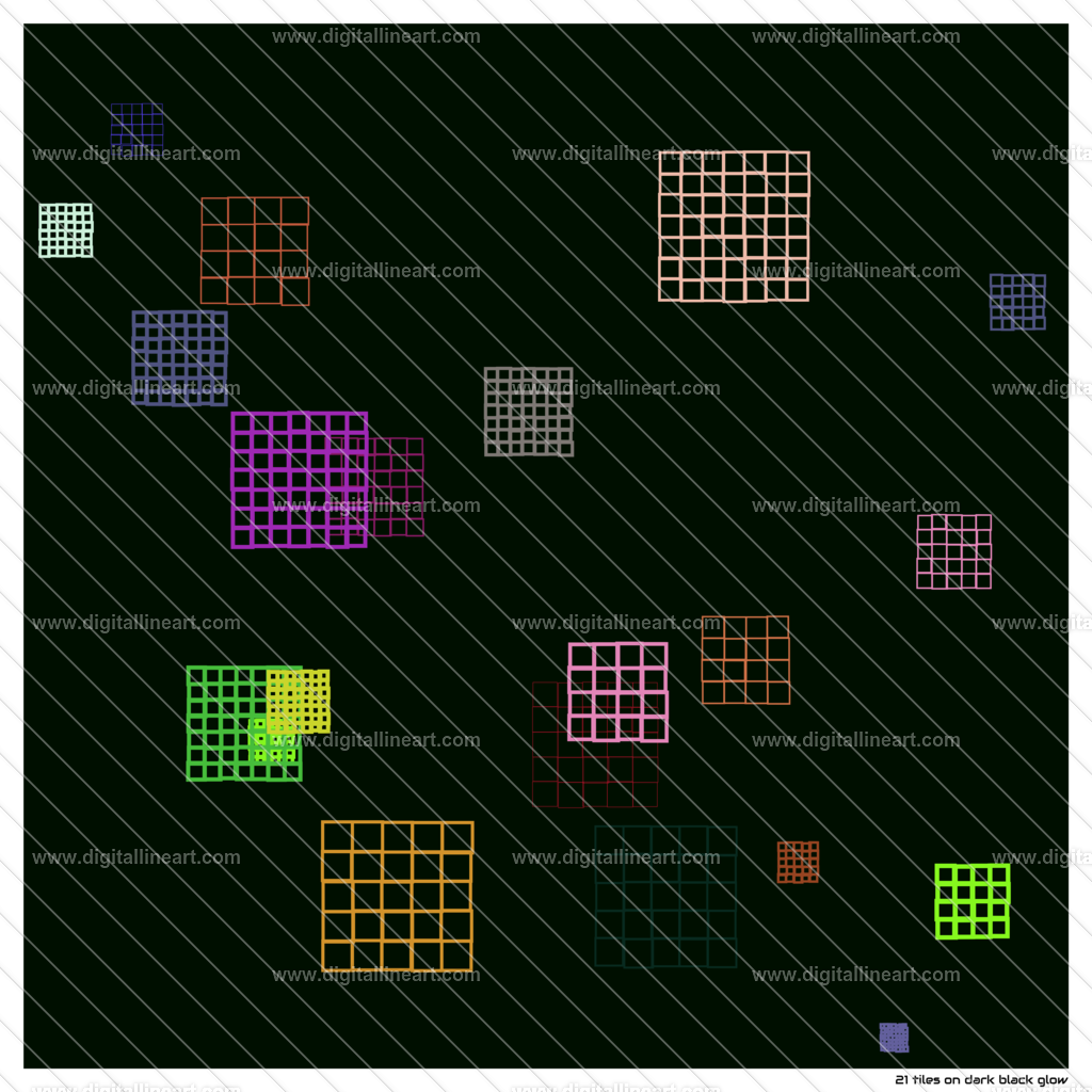 21-tiles-dark-black-glow | digitallineart - Realisiert mit Pictrs.com