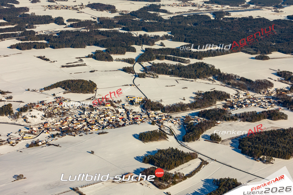 Die Luftbildaufnahme Steinfeld -  wurde 2019 mittels Flugzeug (keine Drohne) erstellt. Perfekte Schärfe und Druck- Ergebnisse- Garantiert!