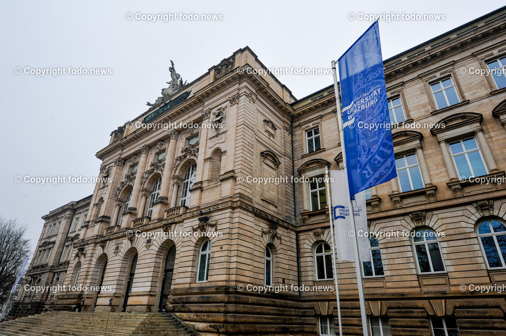 Deutschland_ Bayern_ Wuerzburg_ 23.01.2025-60 | 23.01.2025, Deutschland, GER, Bayern, Wuerzburg im Bild Themenbild, Stadtansichten, Neue Universitaet Wuerzburg, Uni, Campus, Gebaeude, Haus, Lernen, Studieren, Professoren, Studenten, Abschluss, Studium, Sanderuni, Hauptgebaeude der Julius-Maximilians-Universitaet, Wirtschaftswissenschaftliche Fakultaet, Universitaetsleitung