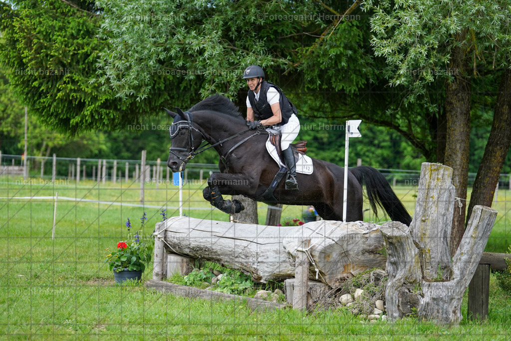 20240518-FAH03641 | Turnierbilder von Niederseon, Turnierfotografen Bayern, Fotoagentur Herrmann, Geländebilder, Reitsportfotografie