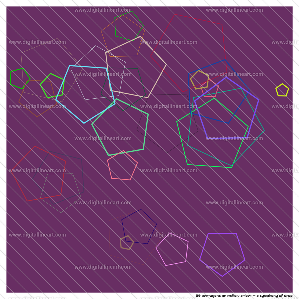29-pentagons-mellow-amber-a-symphony-of-drop | digitallineart - Realisiert mit Pictrs.com
