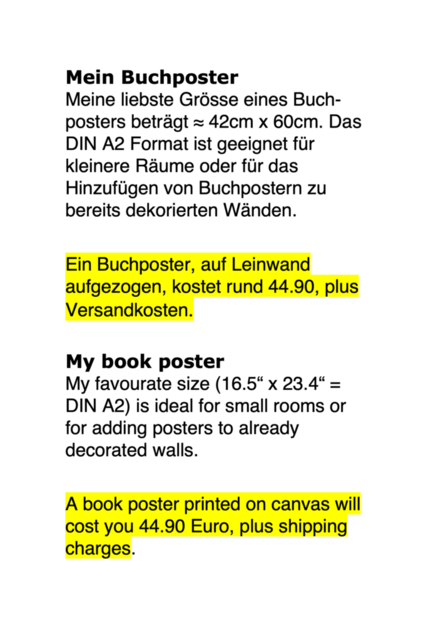 Mein Buchposter | meine liebste Plakatgrösse und warum - Realisiert mit Pictrs.com