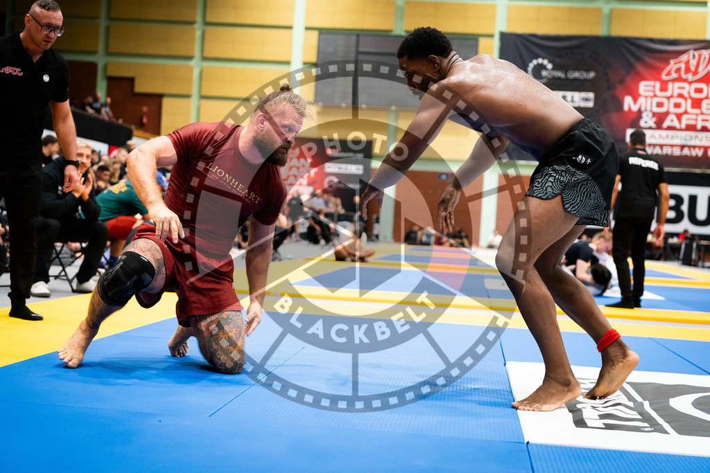 20250906PBB4153 | Fighters compete during the ADCC European Trials  competition in Warsaw, Poland, on September 6, 2025.
