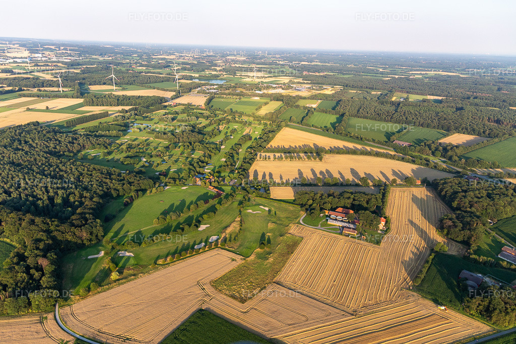 Luftbild: Golf- und Landclub Coesfeld e.V im Ortsteil Goxel in Coesfeld im Bundesland Nordrhein-Westfalen in Deutschland. Foto: IMG_008079.jpg vom 13.07.2020 durch Werner Riehm/FLY-FOTO.de