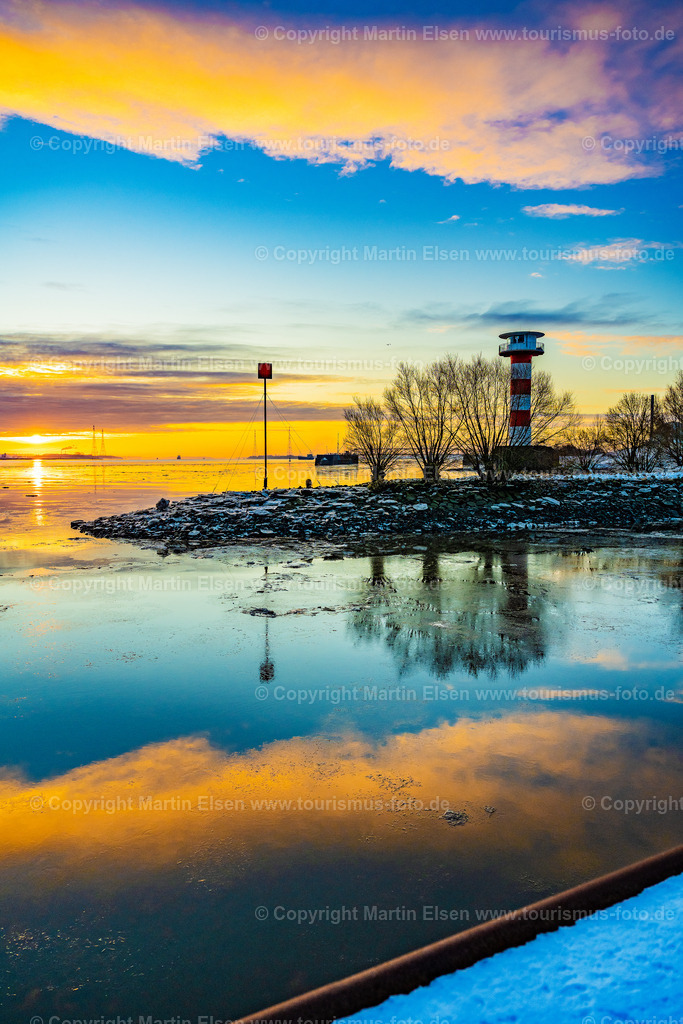 Stade Stadersand Sonnenaufgand Eisgang_ELS_0776110221 | Fotos aus den Touristenorten aus Norddeutschland. - Realisiert mit Pictrs.com