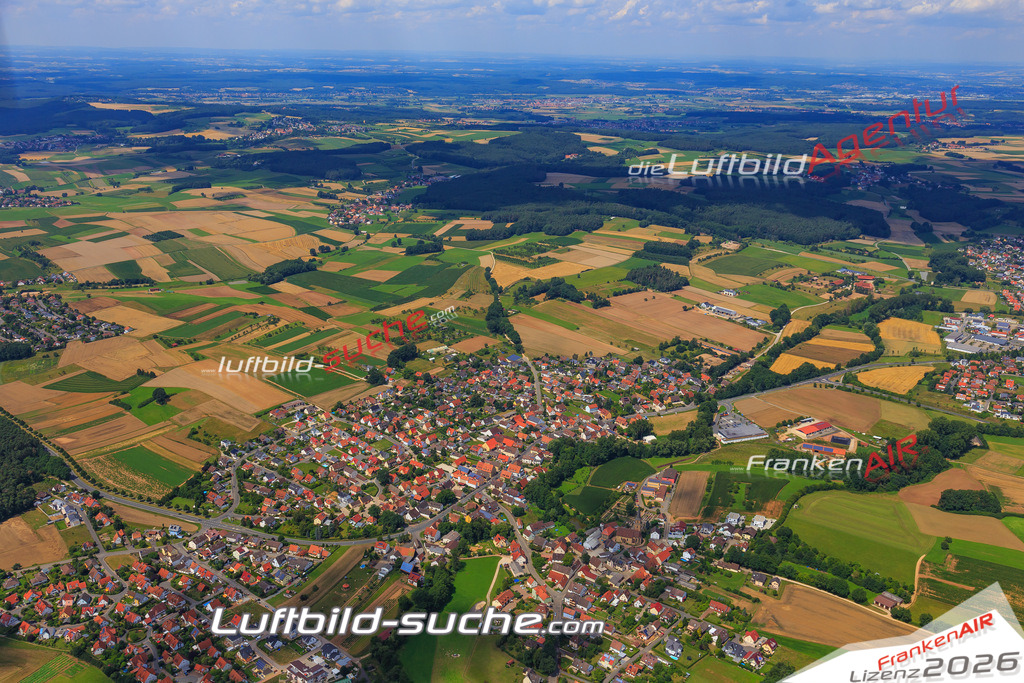 Luftbild von  Dormitz - Luftaufnahme wurde 2017 von https://frankenair.de mittels Flugzeug (keine Drohne) erstellt - die Geschenkidee