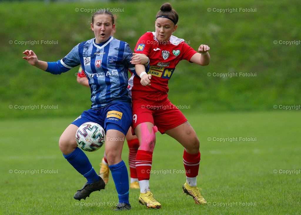 A_LUI_180922_15 | SPORT,FUSSBALL,PLANET PURE FRAUEN BUNDESLIGA SPG UNION KLEINMUENCHEN/BLAU WEISS LINZ—SKV DER POOLBAUER ALTENMARKT 18.09.2022 IM BILD: KATHARINA REIKERSDORFER (KLEINMUENCHEN ) UND MIRIAM HAUER   (ALTENMARKT) FOTO:FOTOLUI