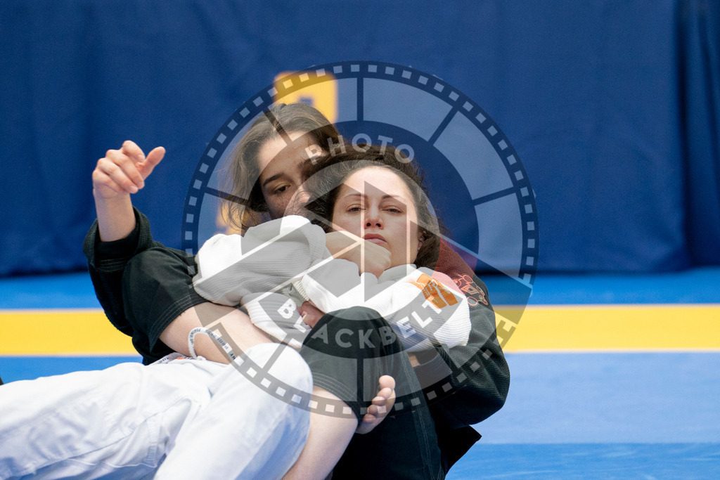 20240124PBB02262 | Fighters compete during the second day of the IBJJF European Championship in Paris, France, on January 24, 2024.