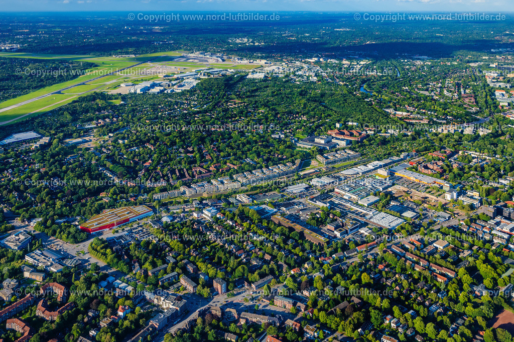 Hamburg_Nedderfeld_Gewerbegebiet_ELS_2481090823 | HAMBURG 09.08.2023 Gewerbegebiet und Firmenansiedlung " Automeile Nedderfeld " in Hamburg, Deutschland. // Industrial estate and company settlement " Automeile Nedderfeld " in Hamburg, Germany. Foto: Martin Elsen
