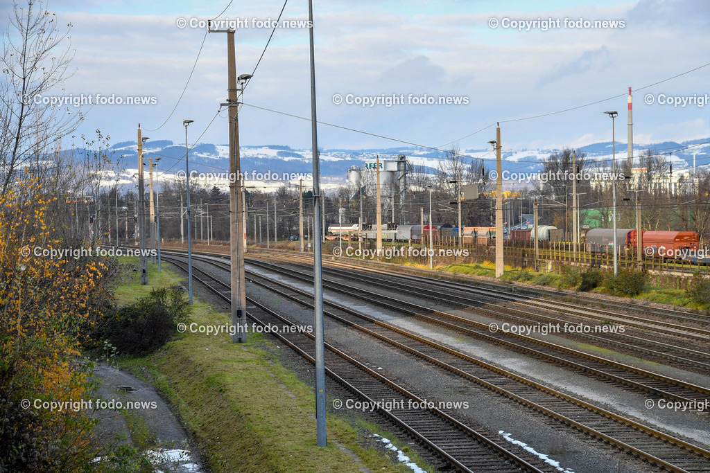 Baufortschritt Ausbau Weststrecke_ ÖBB_ 07.12.2022-6 | 07.12.2022, ÖBB Weststrecke , AUT, Besichtigung Ausbau Weststrecke 4 gleisig, im Bild Westbahnstrecke im Bereich Franckstrasse