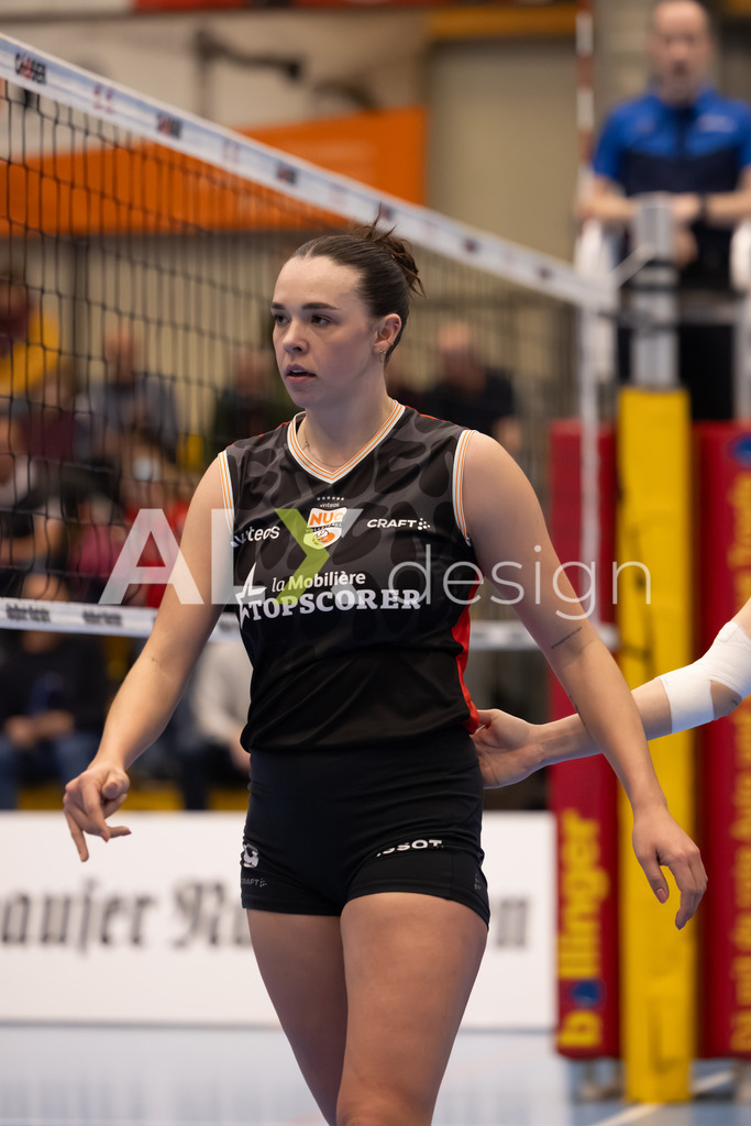 Volleyball I Frauen I Saison 2025-2026 I Volleyball NLA | Women I Round 16 I VC Kanti Schaffhausen - Viteos NUC I 31.01.2026 | 9 Dvoracek Maia (US) (Viteos NUC) – Diagonalangriff - Realisiert mit Pictrs.com
