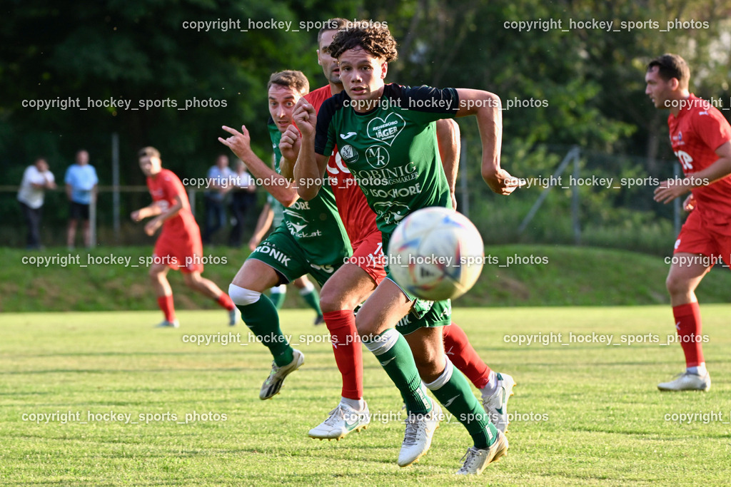 FC Lendorf vs. SC St.Veit | #47 Johannes Brunner FC Lendorf, FC Lendorf vs. SC St.Veit, FC Lendorf vs. SC St.Veit am 17.08.2024 in Lendorf (Thomas Morgenstern-Arena), Austria, (Photo by Bernd Stefan)
