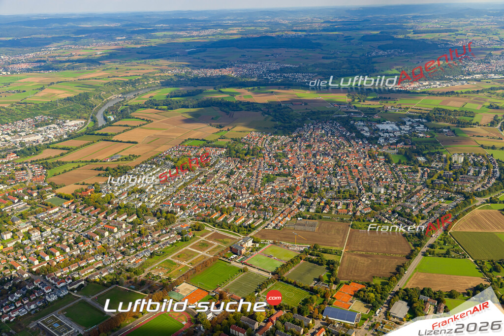 Oßweil Ludwigsburg Bild- Das Luftbild wurde 2025 vom UL-Flugzeug heraus erstellt ( keine Drohnen Bilder! ) - Hochauflösende Luftaufnahme -Nicht vergleichbar mit Google Maps oder Satelittenbilder- Die Geschenkidee !Mit Lizenz und Bildrechte bestellbar