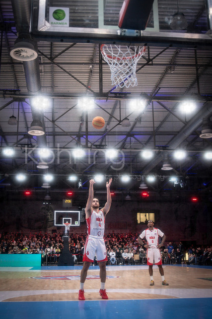 Barmer 2. Basketball Bundesliga ProA: Rheinstars Koeln vs. BBC Bayreuth, 11.01.26 | Köln, 11.01.26 - Zachary Richard Watson (RheinStars Köln, 4, PF) während des Spiels der Barmer 2. Basketball Bundesliga ProA: Rheinstars Koeln vs. BBC Bayreuth in der Motor World in Köln.