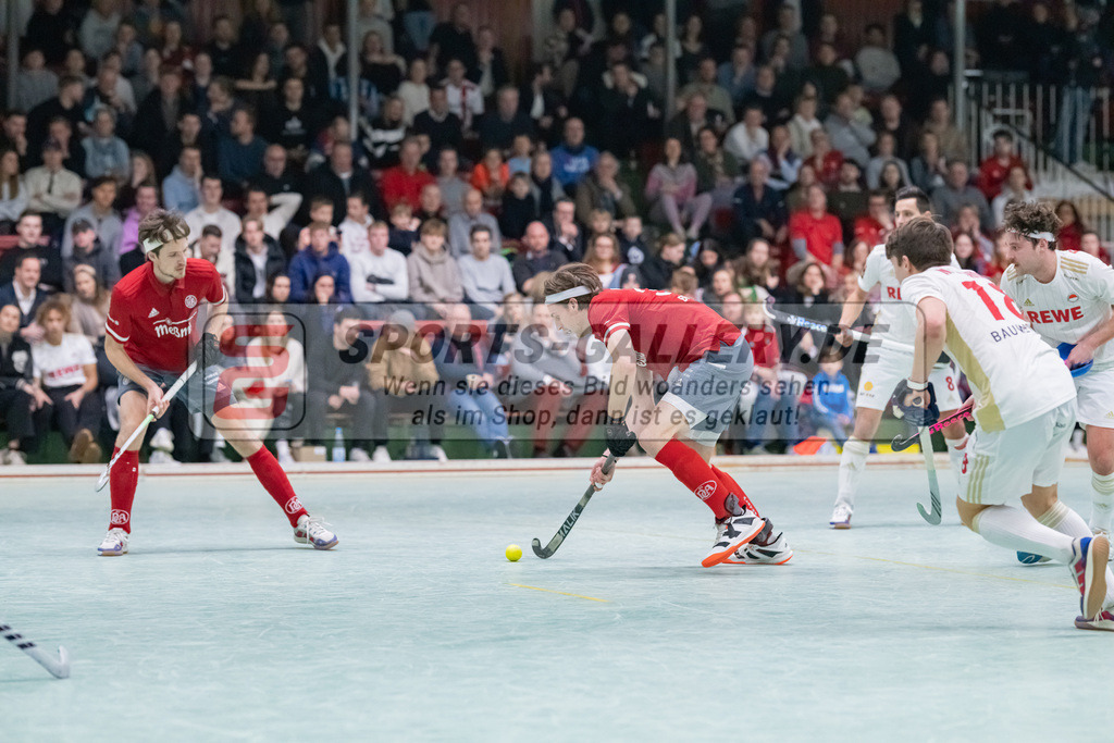 HK_20230128_103654 | 1. Bundesliga 1/4 Finale ( Herren ) Rot-Weiss Köln - Club an der Alster am 28.1.2023 Rot-Weiss Köln  , Köln , Niklas Bruns ( Club an der Alster #32 )