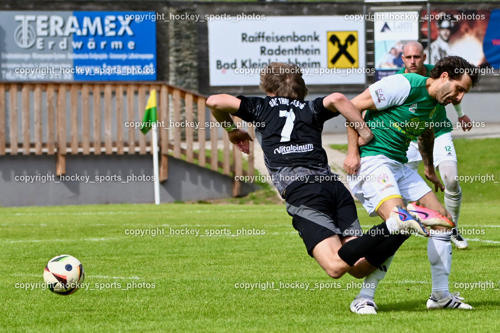 WSG Radenthein vs. URC Thal Assling | #7 Florian Michael Huber URC Thal Assling, #7 Manuel Lips WSG Radenthein, WSG Radenthein vs. URC Thal Assling, WSG Radenthein vs. URC Thal Assling am 16.05.2026 in Radenthein (Stadtstadion WSG Radenthein), Austria, (Photo by Bernd Stefan)