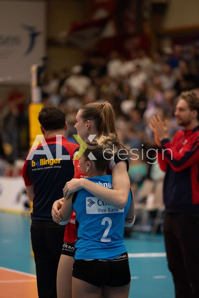 Volleyball I Frauen I Saison 2025-2026 I Volleyball NLA | Women I  Playoffs Finals 2/5 I  VC Kanti Schaffhausen - viteos NUC I  10.04.2026 | 2 Kimi Schnegg (CH) (VC Kanti Schaffhausen) – Libera - Realisiert mit Pictrs.com