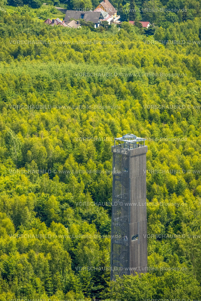 Moehnesee220600810 | Luftbild, Möhnesee-Turm im Wald am Rennweg, Aussichtsturm, Südrandweg, Möhnesee, Sauerland, Nordrhein-Westfalen, Deutschland