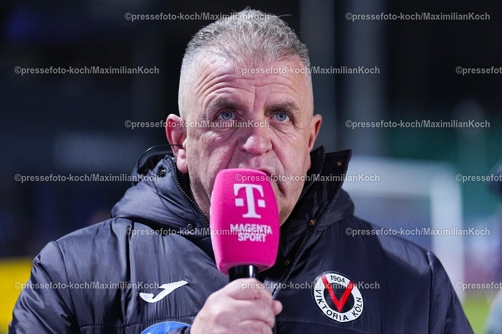 xYDRx23012601095 | 23.01.2026, xydrx, Fußball, 3.Liga, FC Viktoria Köln - 1.FC Saarbrücken, Saison 2025 2026, Sportpark Höhenberg: Franz Wunderlich ( Sportvorstand FC Viktoria Köln)     DFB regulations prohibit any use of photographs as image sequences and or quasi-video. Photo: xYannisxDreimannxPressefotoKochx