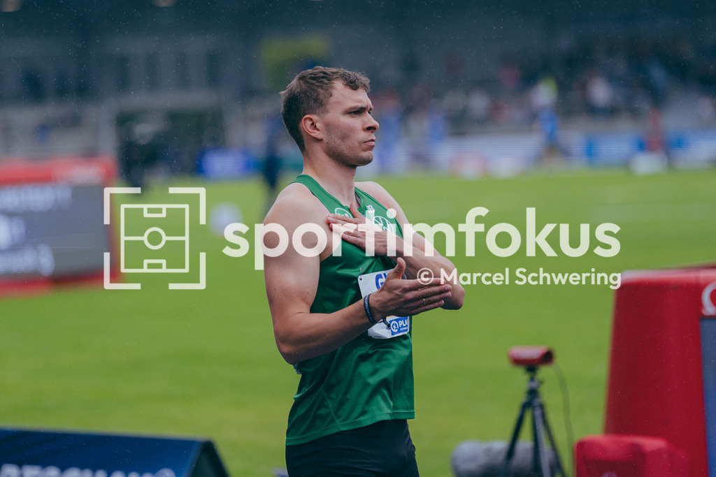 Deutsche Meisterschaften der Frauen und Männer 2026 | Jean Paul Bredau, VfL Wolfsburg, 400-Meter-Lauf, Finale, Deutsche Meisterschaften der Frauen und Männer 2026, Lohrheidestadion Bochum-Wattenscheid, 26.07.2026. Foto: Marcel Schwering / sportimfokus - Realisiert mit Pictrs.com