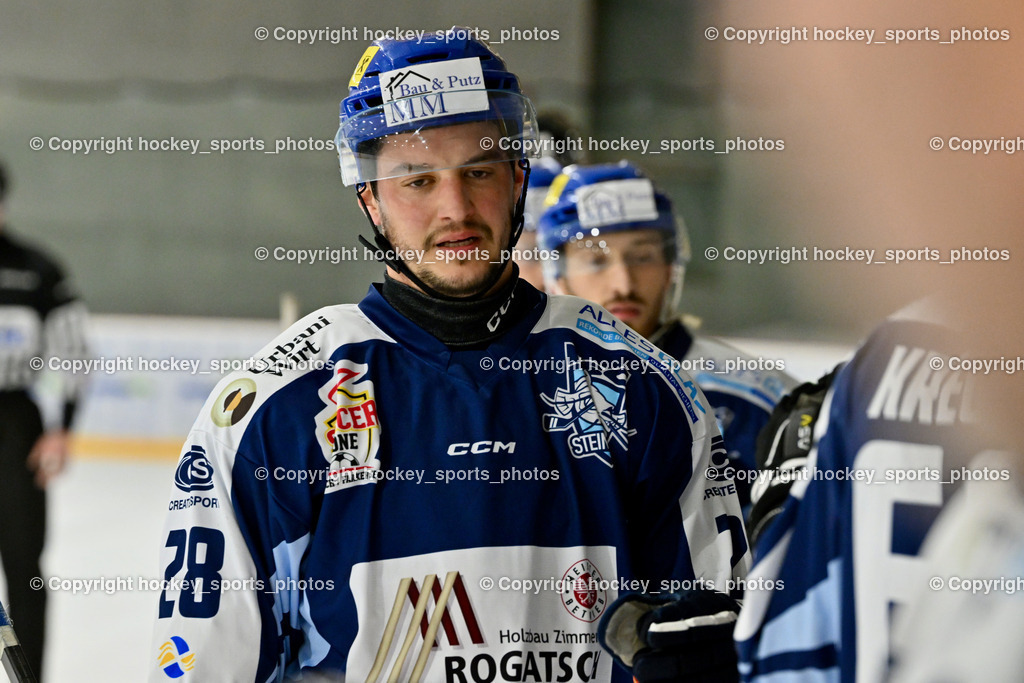 ESV FERLACH vs. ESC SOCCERZONE STEINDORF | #28 Bacher Stefan ESC Steindorf, ESV FERLACH vs. ESC SOCCERZONE STEINDORF, ESV FERLACH vs. ESC SOCCERZONE STEINDORF am 22.11.2024 in Ferlach (Eishalle Ferlach ), Austria, (Photo by Bernd Stefan)