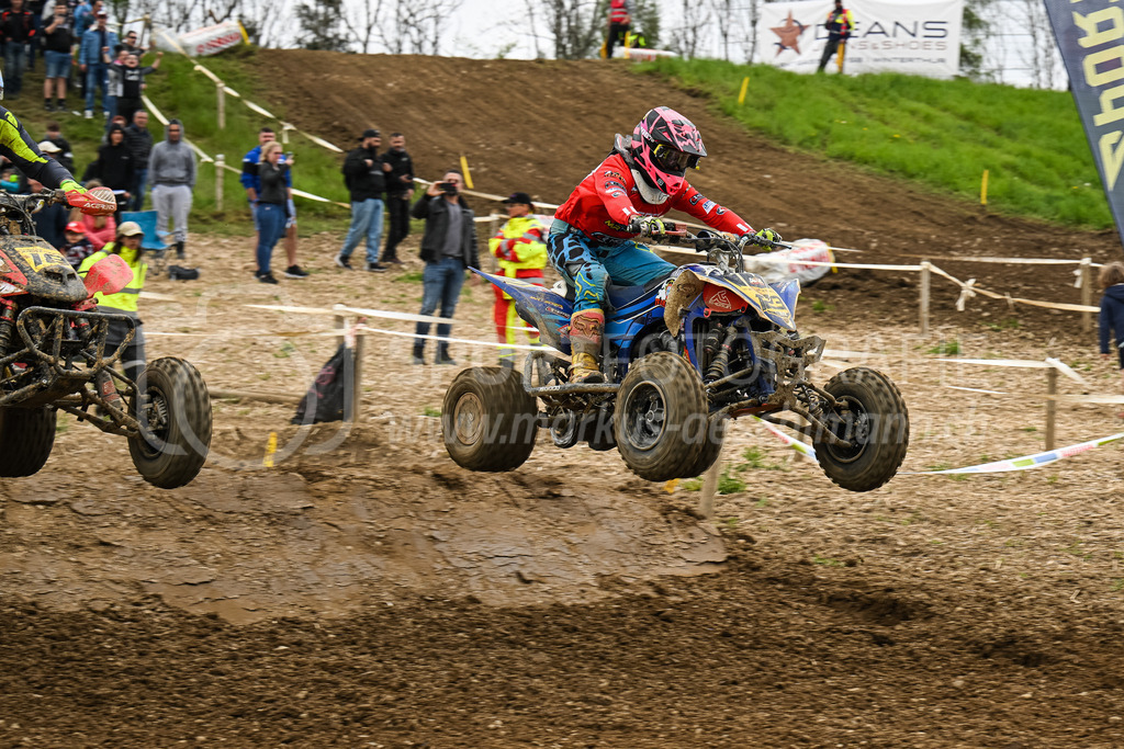 Motocross Schlatt bei Winterthur - 30. April 2023 | #123 Cruz Marcelo aus Langenthal (CH) auf 450 Ccm in der Kategorie Quad am Motocross Schlatt bei Winterthur, 30. April 2023. 
Instagram: @mx_schlatt | @mc_wila | @sam_schweiz
Bild: Sportfotografie Markus Aeschimann | www.markus-aeschimann.ch - Realisiert mit Pictrs.com