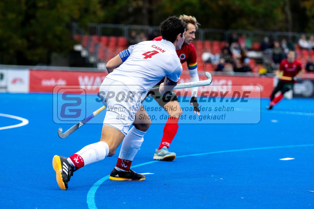 HK_20241102_108309 | 1. Bundesliga Herren Crefelder HTC - TSV Mannheim am 2.11.2024 CHTC Krefeld, Krefeld , Juan Ignacio Catan ( TSV Mannheim #4 )