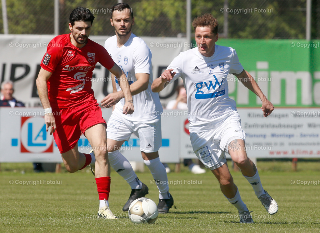 A_LUI_27042024_36 | SPORT,FUSSBALL,LT1 OOE LIGA ASKOE OEDT-UNION EDELWEISS LINZ 27.04.2024 IM BILD:BUENYAMIN KARATAS (OEDT) UND PIPPO FRUEHWIRTH (EDELWEISS) FOTO:FOTOLUI