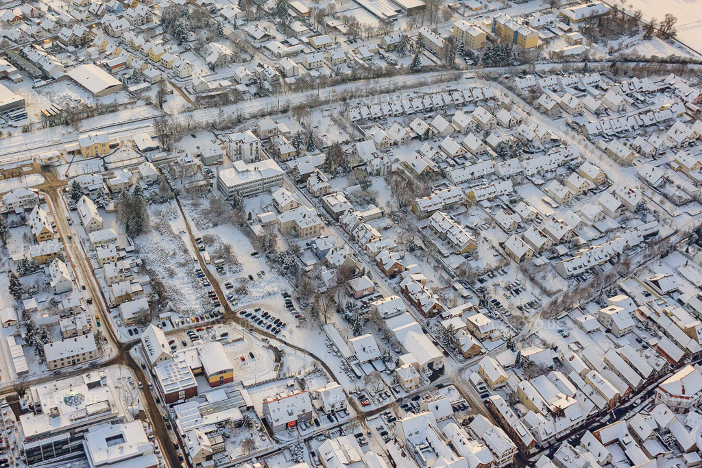 Luftbild: Bismarckstr in Kandel im Bundesland Rheinland-Pfalz in Deutschland. Foto: IMG_35918.jpg vom 18.12.2010 durch Werner Riehm/FLY-FOTO.de