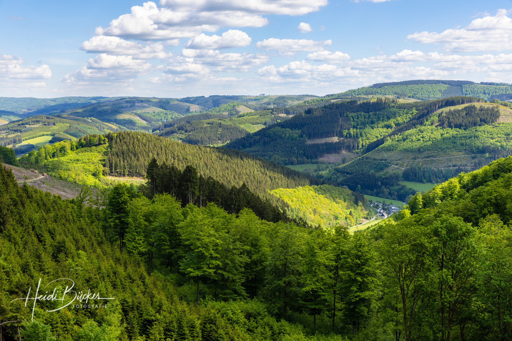 Aussicht vom Auergang auf Harbecke | Aussicht vom Auergang auf Harbecke im Schmallenberger Sauerland - Realisiert mit Pictrs.com