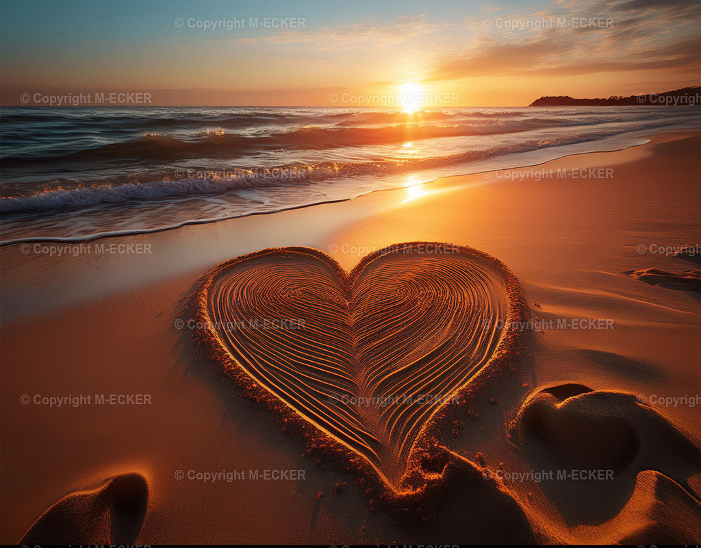 Herz am Strand.4jpg | Martin Ecker Fotograf Euratsfeld - Realisiert mit Pictrs.com