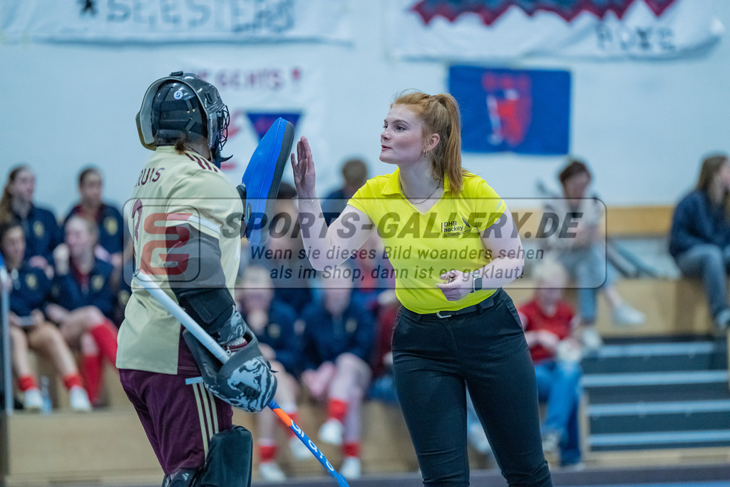 HK_20240303_109270 | Spiel um Platz 3 Deutsche Meisterschaft WU16 am 3.3.2024 Halle DHC, Düsseldorf ,
