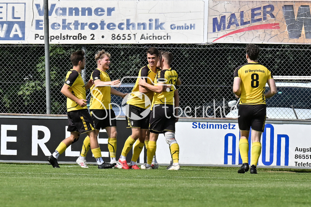 VfL Ecknach II - SV Obergriesbach | Jubel nach 0-1, SV Obergriesbach 15