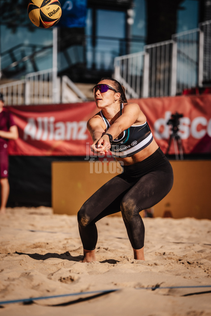 Beachvolleyball | Frauen | Allianz German Beach Tour 2025 | Tourstop Düsseldorf | 08.05.2025 | Leonie Klinke