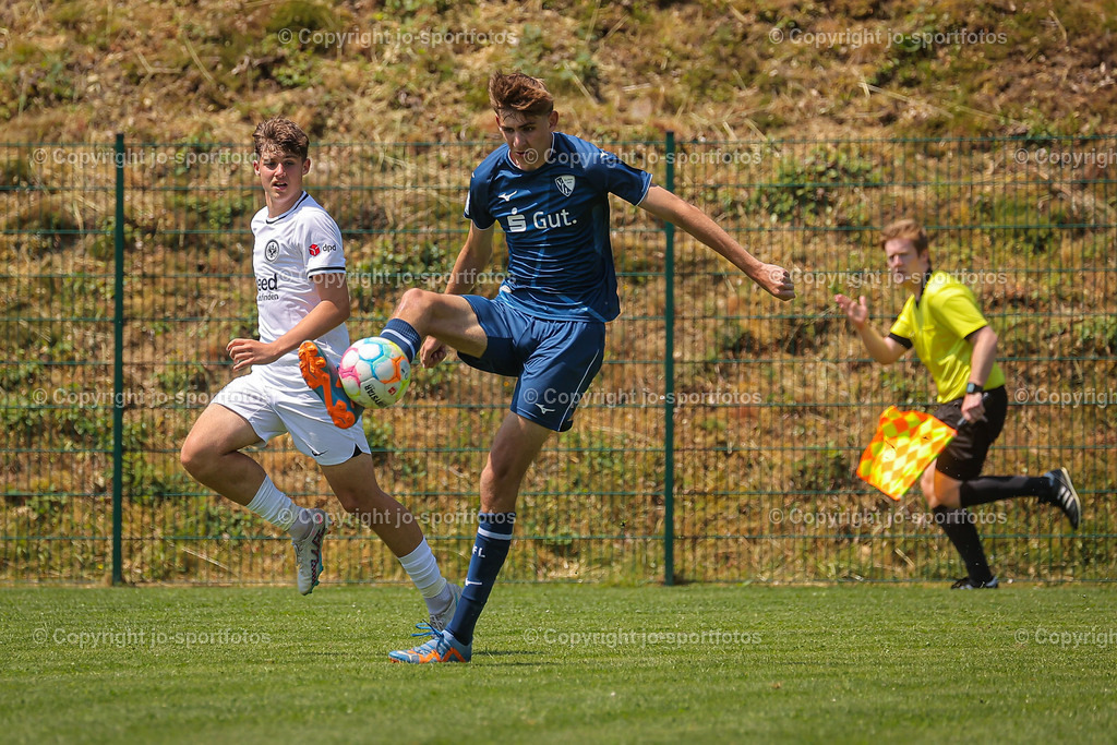 BQ3I6263 | 17.06.2023; Testspiel; Rasenplatz Offdilln; VfL Bochum U17 - Eintracht Frankfurt U17; Ergebnis: 3:1 (1:1)