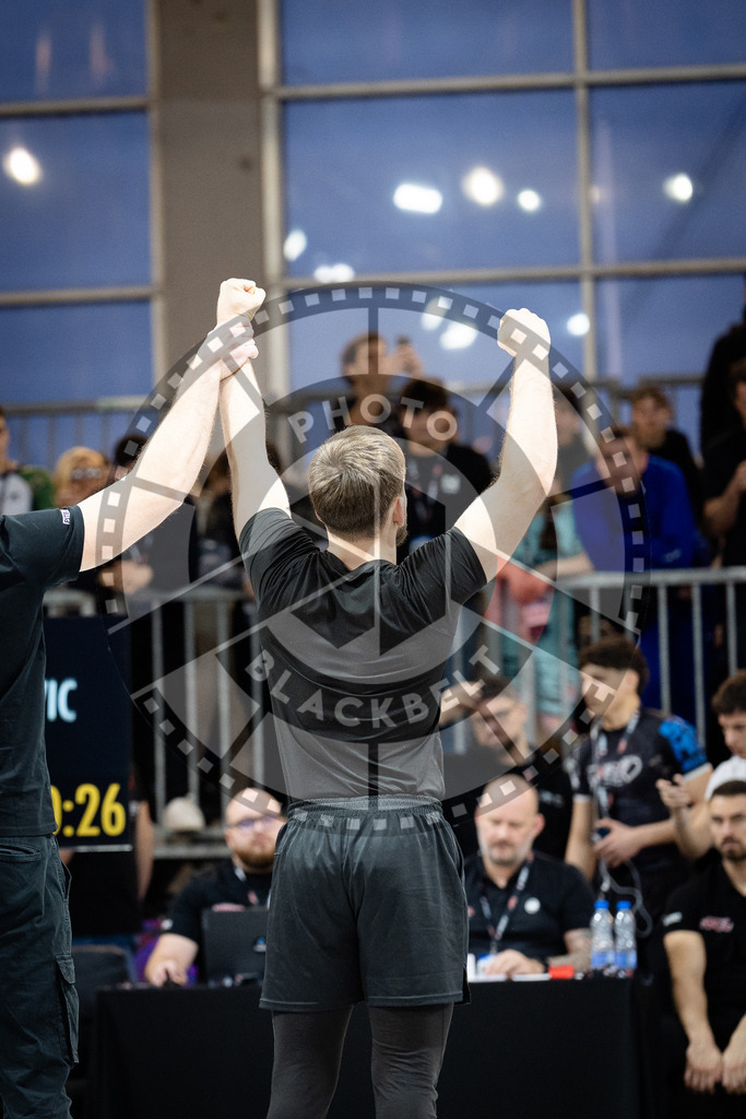 20260214PBB0152 | Fighters compete during the ADCC European Trials  competition day 1 in Belgrade, Serbia, on February 14, 2026.