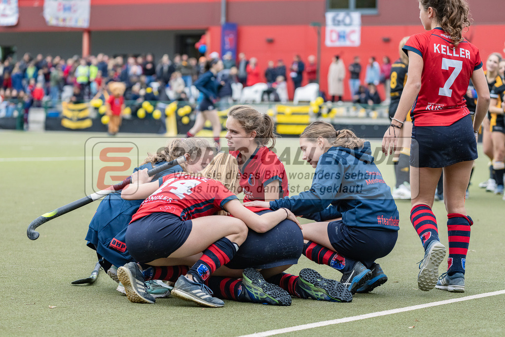 HK_20231022_106001 | Platz 3 Deutsche Meisterschaft Feld WU16 Berliner HC - Harvestehuder THC am 22.10.2023 DHC, Düsseldorf ,