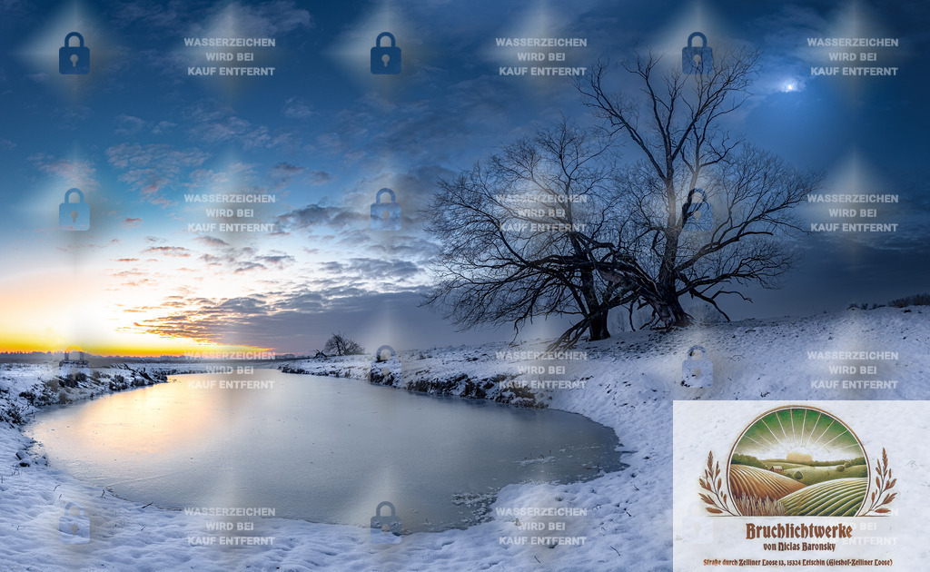 Wintersonnenaufgang | Landschaftsfotografie aus dem Oderbruch: Fine-Art-Prints im Shop, Fotoworkshops und ausgewählte Hochzeiten in Märkisch-Oderland & Oder-Spree.